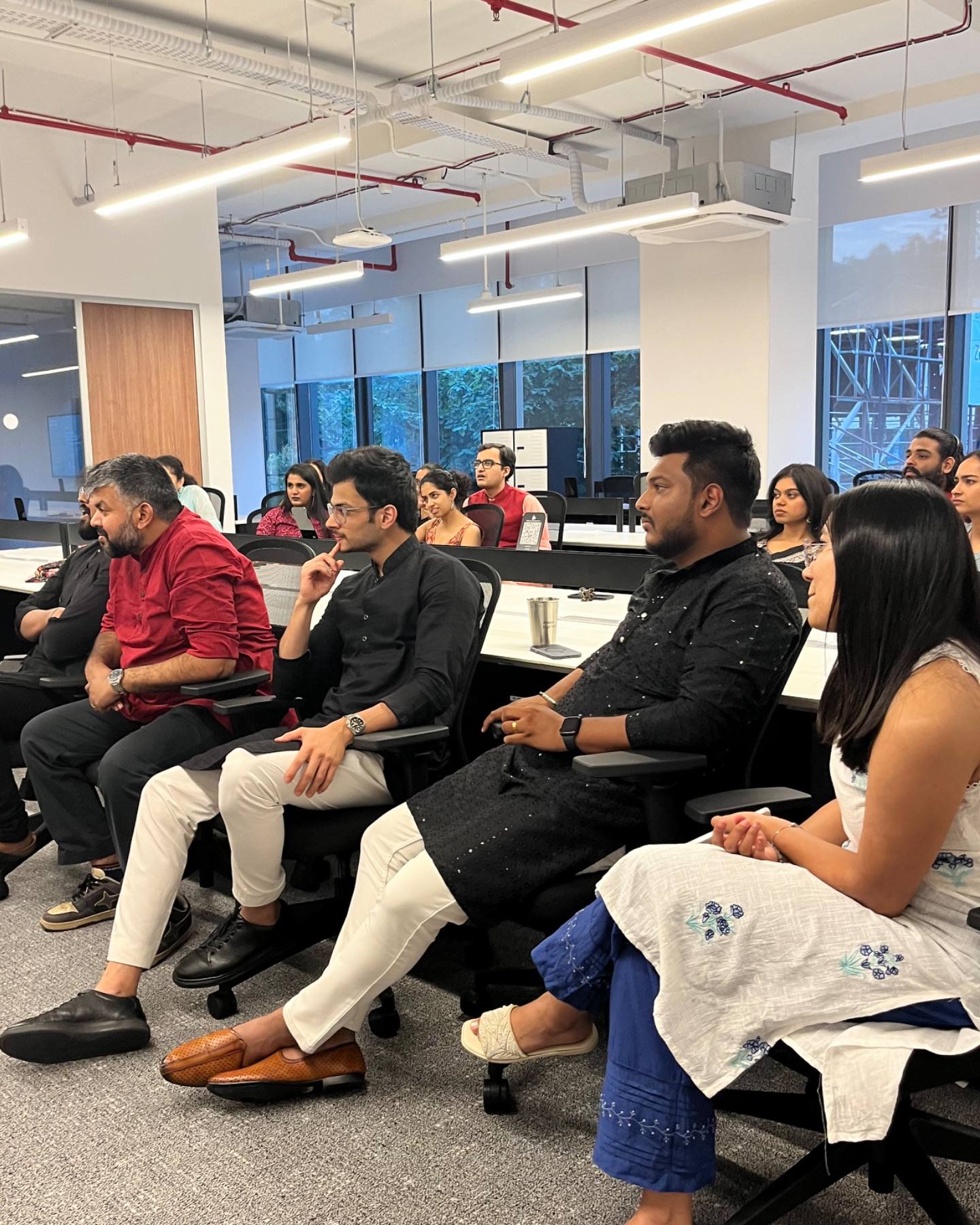 At an event for WeWork