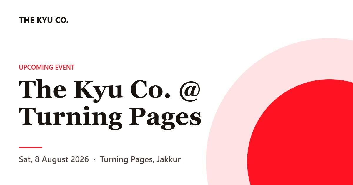 The Kyu Co. @ Turning Pages - 2026-08-08